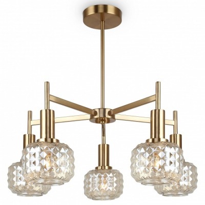 Люстра на штанге Freya Fero FR5366CL-05BS MY_FR5366CL-05BS