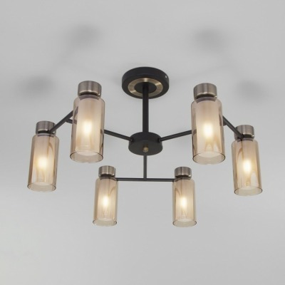 Потолочная люстра Eurosvet Amado 70115/6 черный EV_a050068