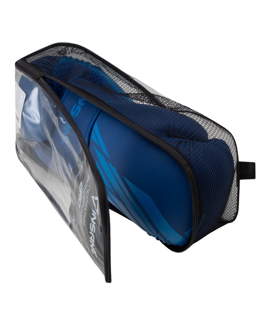 Фото Перчатки боксерские INSANE ORO, ПУ, синий, 12 oz (2108357) - интернет-магазин МегаТерем в Москве