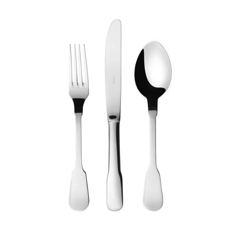 Фото Набор ложка, вилка и нож столовые 078582001170000, нержавеющая сталь 18/10, PVD, chrom, HERDMAR - интернет-магазин МегаТерем в Москве