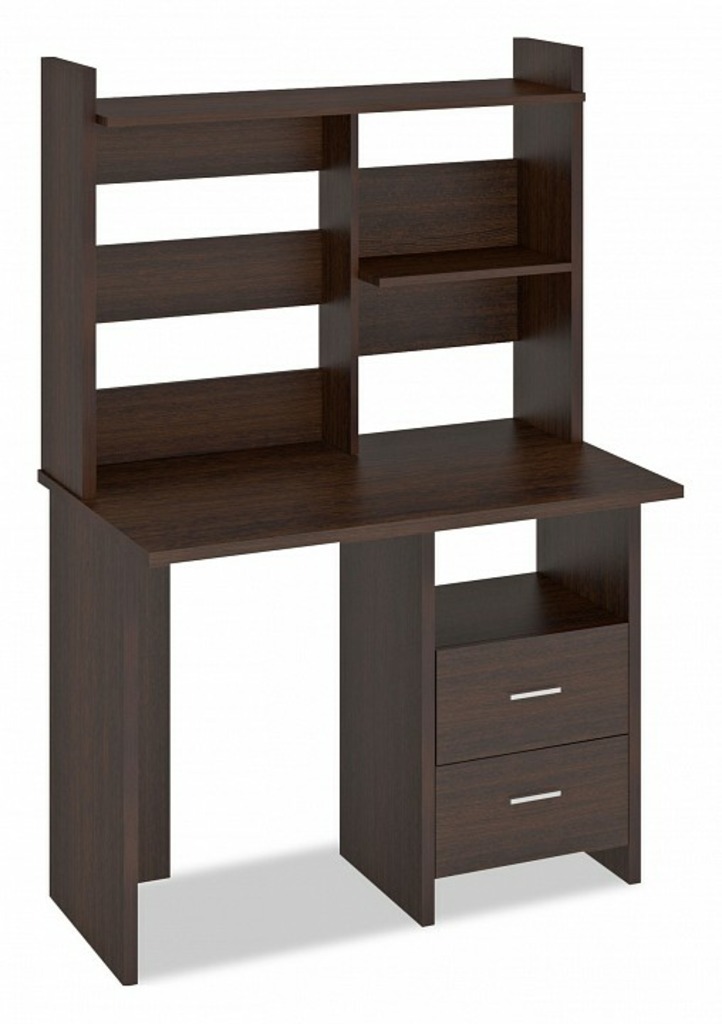 Фото Стол компьютерный Домино Лайт СКЛ-Прям100+НКЛ-100 MER_SKL-Pryam100_NKL-100_V - интернет-магазин МегаТерем в Москве