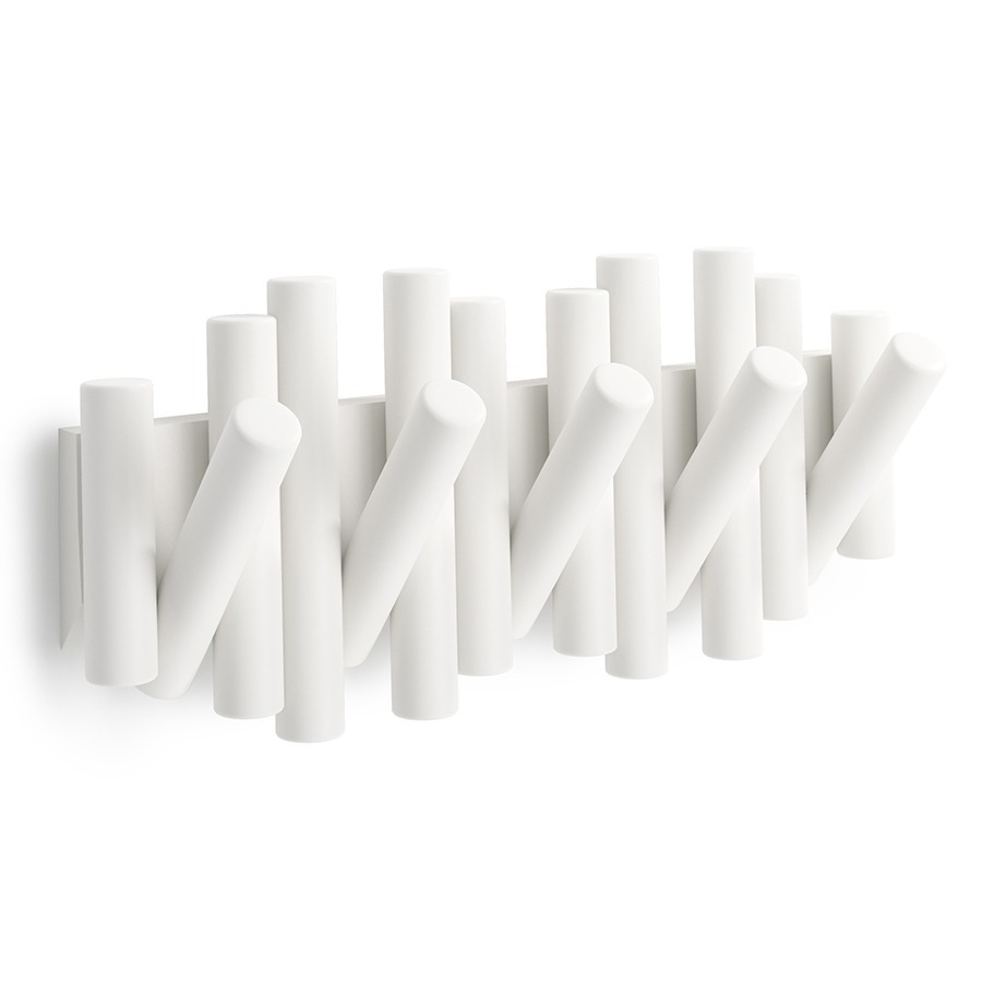 Фото Вешалка настенная picket, 5 крючков, белая (77886) - интернет-магазин МегаТерем в Москве