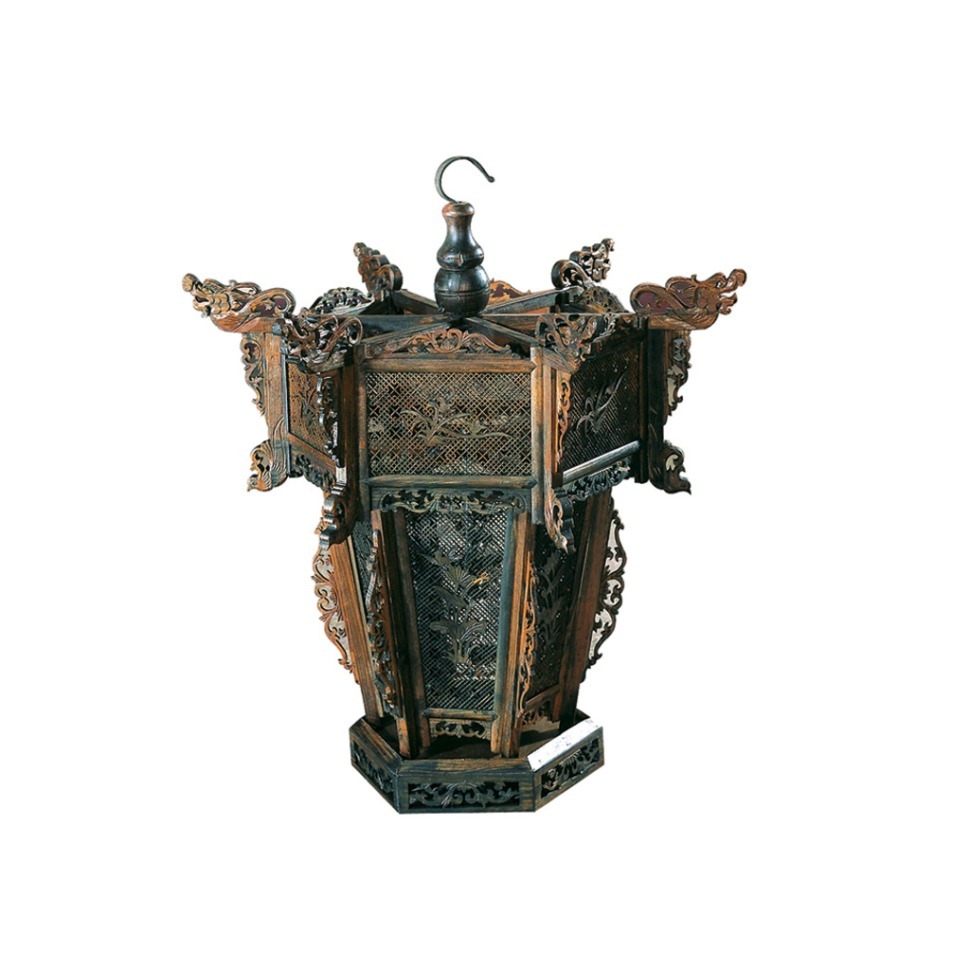 Фото Фонарь BF-60404, массив вяза, natural, ROOMERS FURNITURE - интернет-магазин МегаТерем в Москве