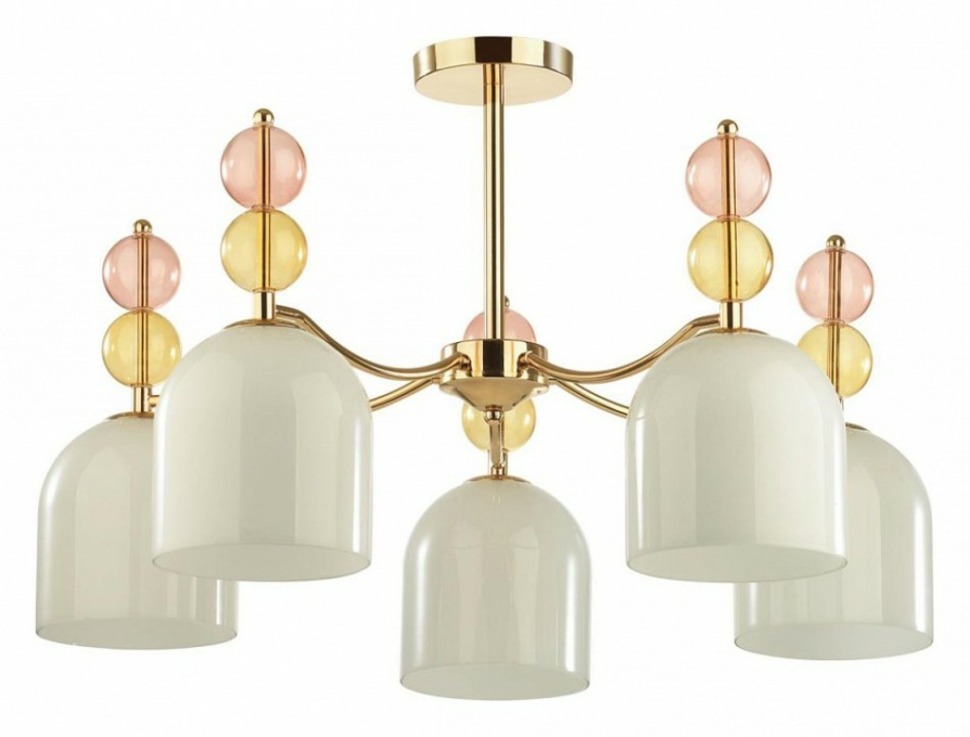 Фото Люстра на штанге Lumion Gillian 4589/5C LMN_4589_5C - интернет-магазин МегаТерем в Москве
