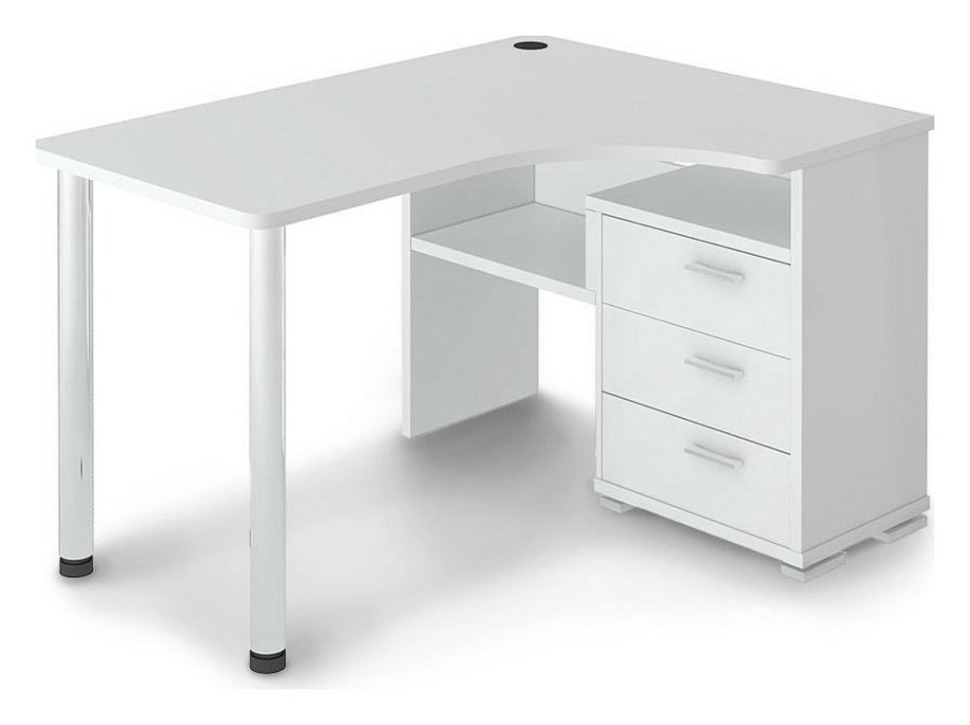 Фото Стол письменный Домино СР-132С-130 MER_SR-132S_BE-PRAV - интернет-магазин МегаТерем в Москве