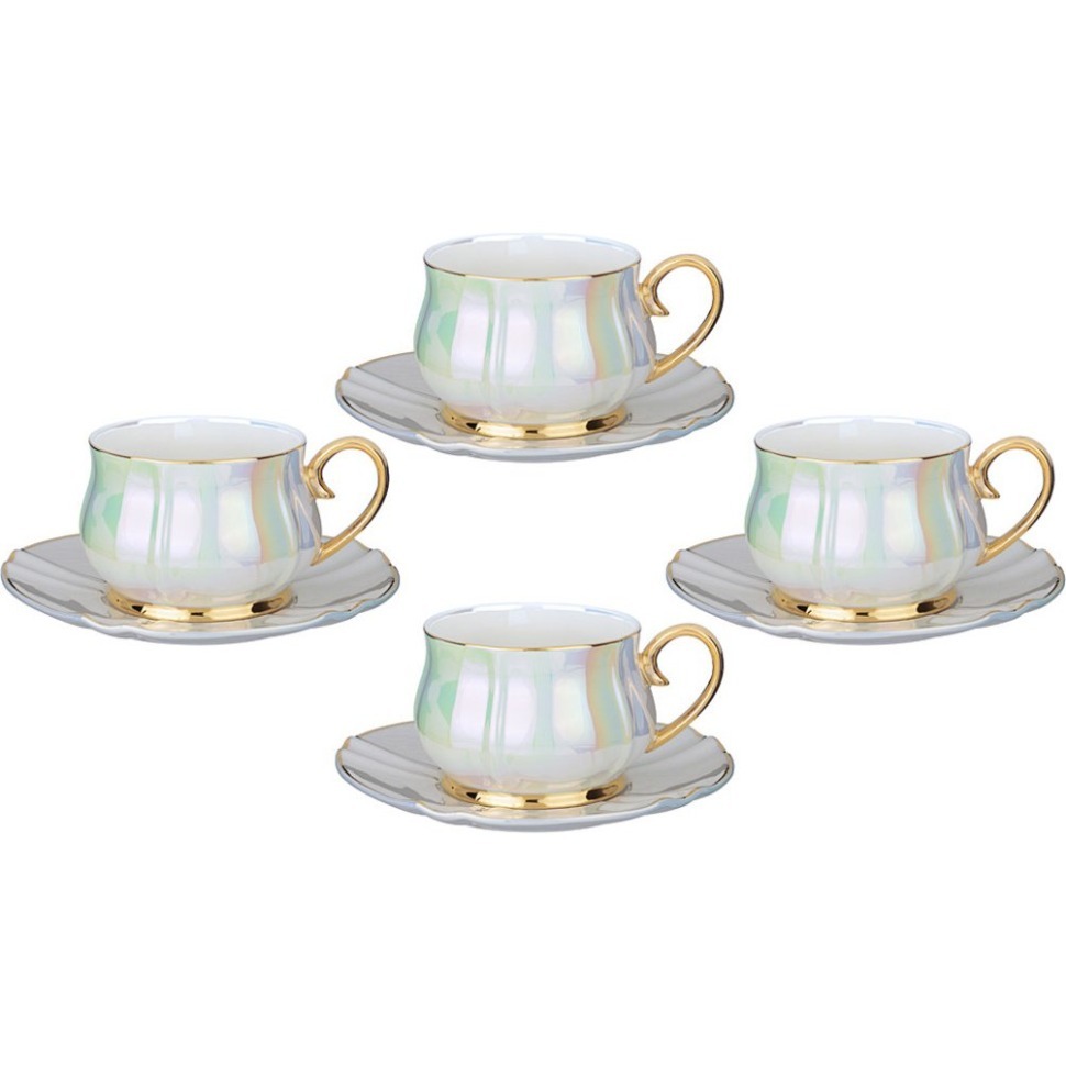 Фото Чайный набор lefard pearl на 4 пер. 8 пр. 200 мл (275-1173)  - интернет-магазин МегаТерем в Москве