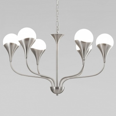 Подвесная люстра Eurosvet Calyx 60169/6 никель EV_a068276