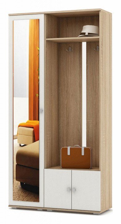 Фото Стенка для прихожей Тунис-1 MAS_PRT-1-DSB - интернет-магазин МегаТерем в Москве