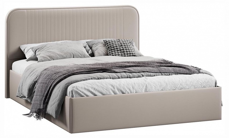 Фото Кровать двуспальная Тиффани с ПМ Тип 1 TRI_257422 - интернет-магазин МегаТерем в Москве