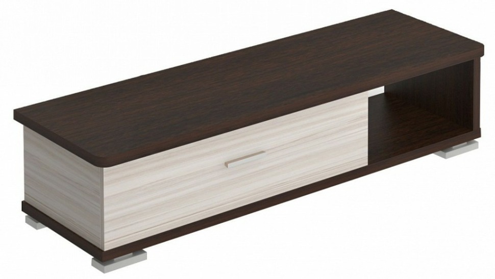 Фото Тумба комбинированная Домино СБ-40/1-ПВК MER_SB-40-1-PVK-zakruglenaya-VK - интернет-магазин МегаТерем в Москве