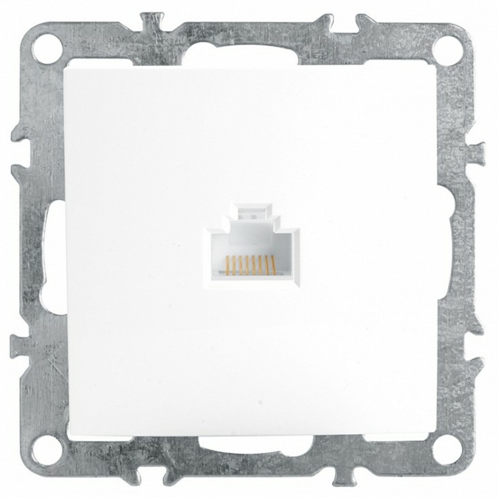 Фото Розетка Ethernet RJ-45 без рамки Stekker PST00-9107 39314 FE_39314 - интернет-магазин МегаТерем в Москве