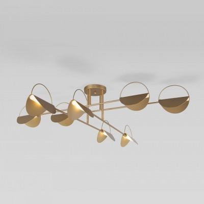 Потолочная люстра Eurosvet Grazia 70148/8 золото EV_a062039