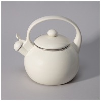 Чайник agness эмалированный со свистком серия "charm", 2,2л (934-593) 