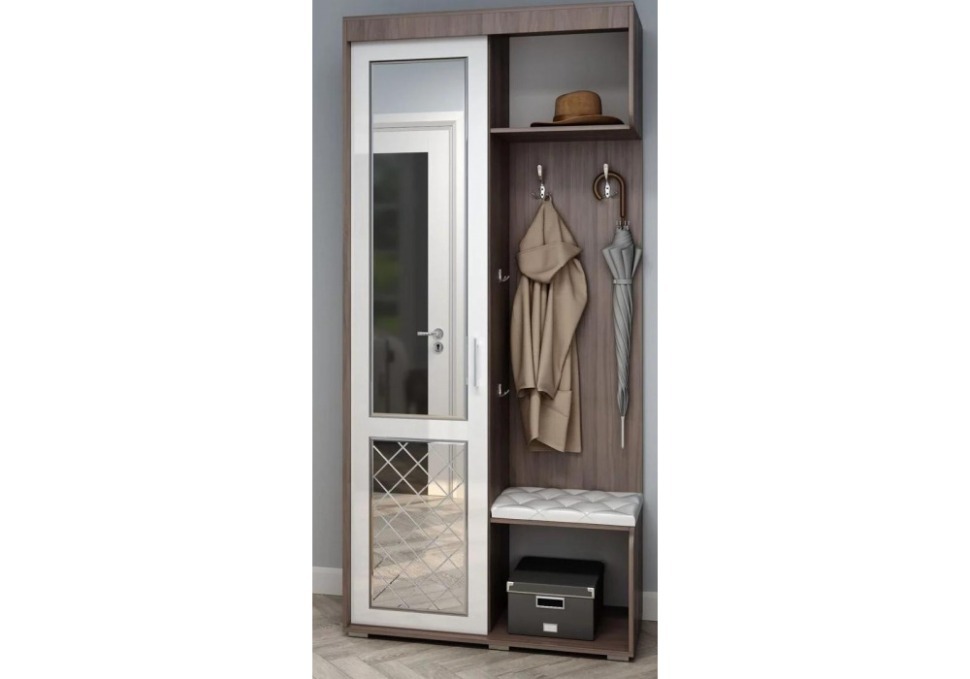 Фото Стенка для прихожей Даин WO_593710 - интернет-магазин МегаТерем в Москве