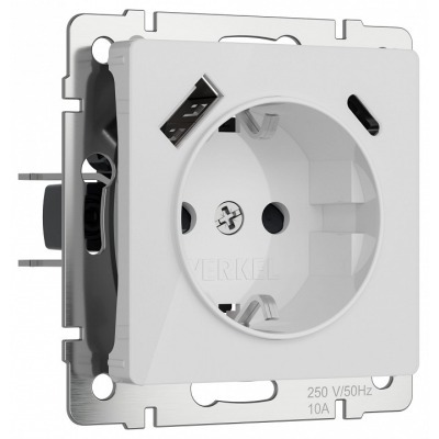 Розетка с заземлением и со ...