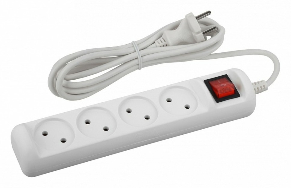 Фото Сетевой фильтр Эра U-4s-1,5m-2x1 Б0044052 ER_B0044052 - интернет-магазин МегаТерем в Москве