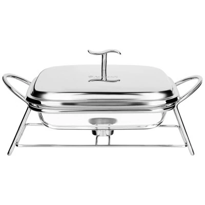 Мармит agness квадратный silver 1,8l (781-502) 