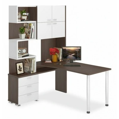 Стол компьютерный Домино СР-500М/160 MER_SR-500M-160-SHBESH-CH-LEV