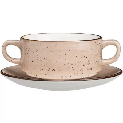 Бульонница с блюдцем bronco...