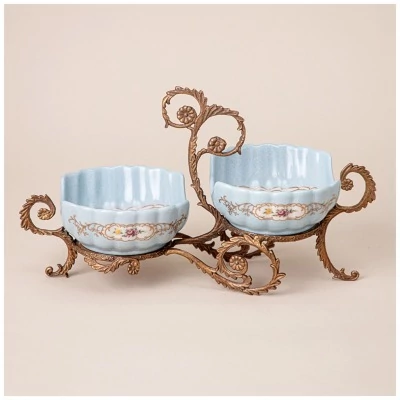 Блюдо декоративное 30.5x13x...