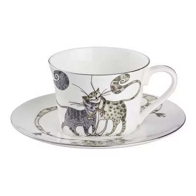 Чайная пара lefard "котики" 200 мл (264-399) 