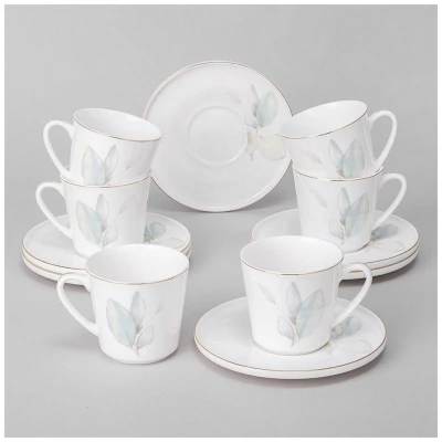 Кофейный набор lefard "inspiration" нежность на 6 пер. 12 пр. 220 мл (422-146) 