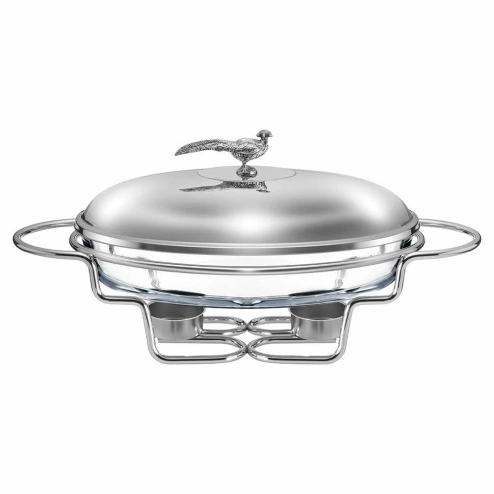 Фото Мармит lefard серия охота со стеклянной формой для запекания, 2,2л (920-101) - интернет-магазин МегаТерем в Москве