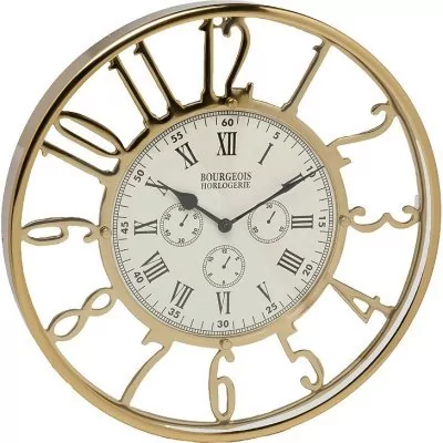 Часы настенные цвет золото ...