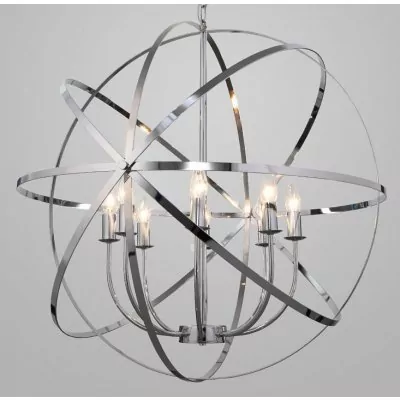 Подвесная люстра Eurosvet Santi 60139/8 хром EV_a058347