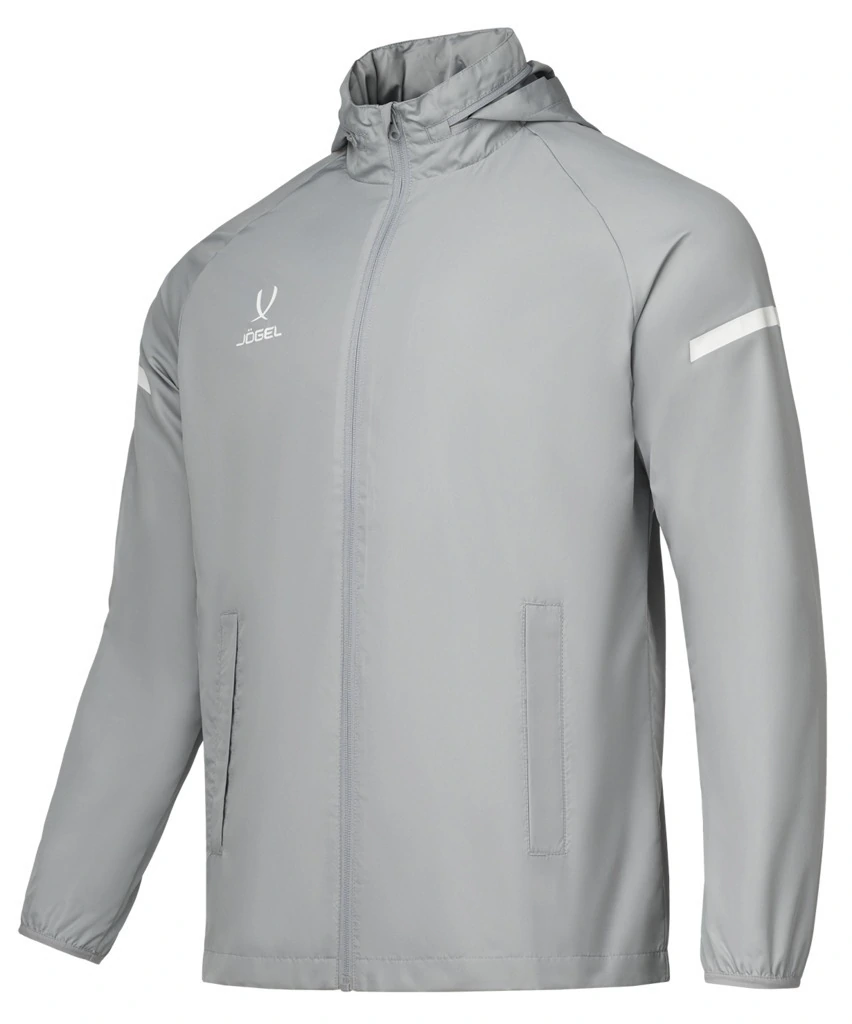 Фото Куртка ветрозащитная JOGEL CAMP 2 Rain Jacket, серый, детский (2113019) - интернет-магазин МегаТерем в Москве