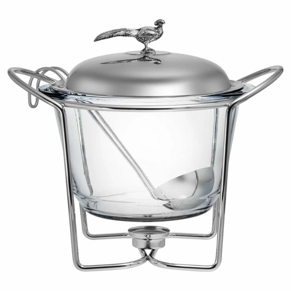 Фото Мармит с половником lefard серия охота, 4л (920-104) - интернет-магазин МегаТерем в Москве