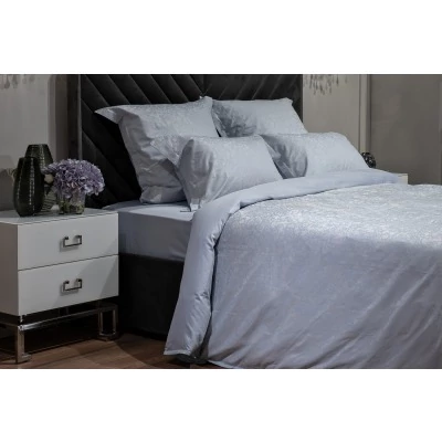 Простыня сатин голубой 270*...