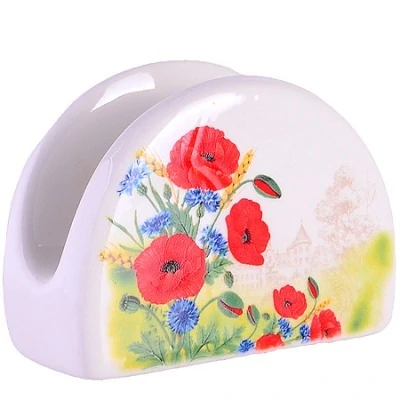 Салфетница на стол Цветущие Маки LORAINE (60284)