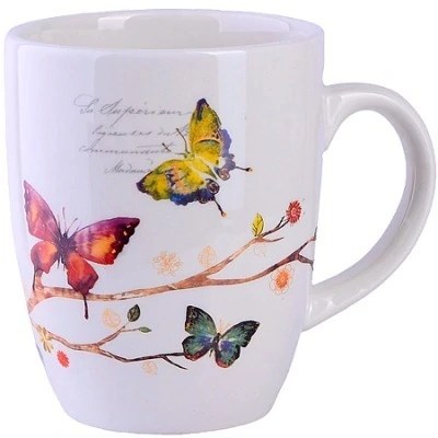 Кружка 310 мл Бабочки в сад...