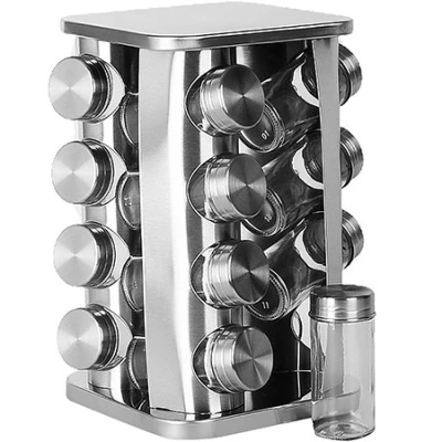 Набор для специй на подставке 16 баночек (24 специи внутри) MAYER BOCH (40580)