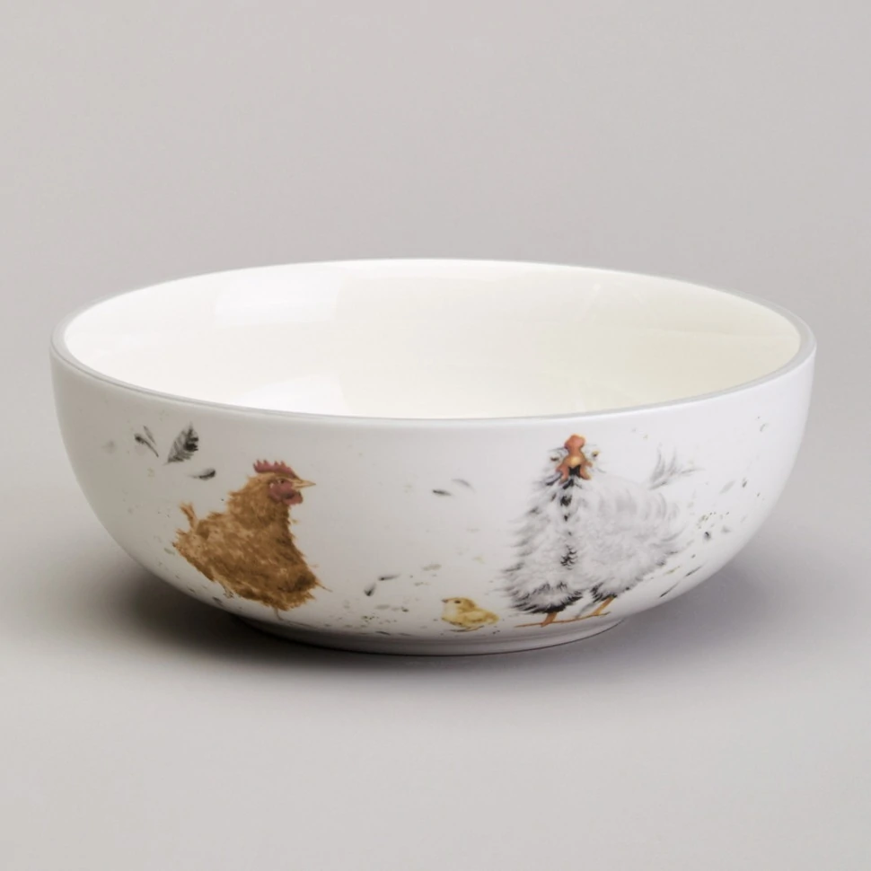 Фото Салатник lefard funny hens 16,5*6 см 650 мл (358-2299) - интернет-магазин МегаТерем в Москве