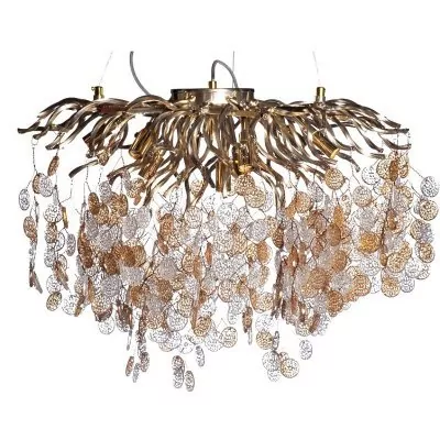 Люстра Монетки стекло/метал...