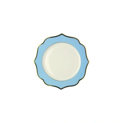 Тарелка LION005CE001150, 15 см, костяной фарфор, blue, ivory, gold, LE COQ