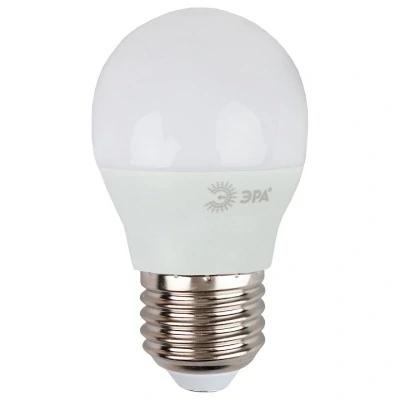 Лампа светодиодная Эра Стандарт E27 9Вт 2700K LED P45-9W-827-E27 ER_B0029043