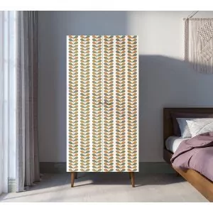 Фото Шкаф малый двухстворчатый Berber принт 23 арт BB08/Print_23-ET - интернет-магазин МегаТерем в Москве