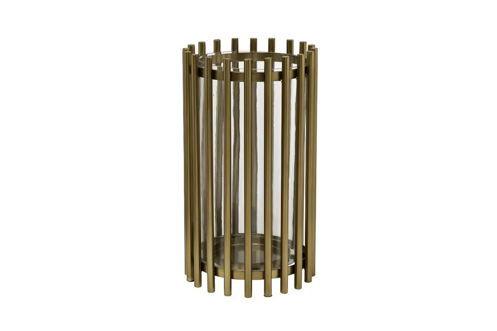 Фото Подсвечник металлический цвет золото d16*30см (TT-00008593) - интернет-магазин МегаТерем в Москве