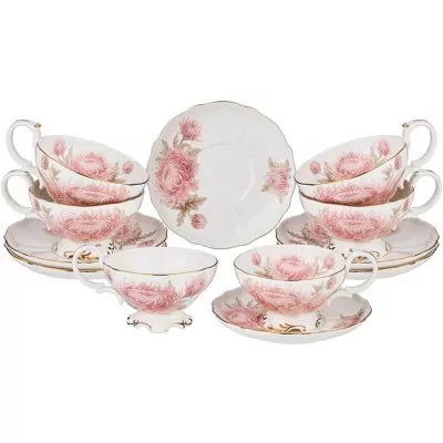 Чайный набор lefard "астра" на 6 пер. 12 пр. 250 мл (264-1050) 