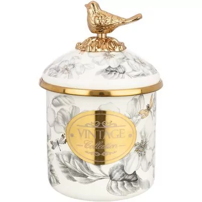 Банка для сыпучих продуктов agness, серия яблоневый сад, 9 х 9см, 500мл (950-538) 