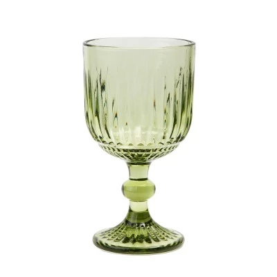 Бокал для вина"lines" green 380мл мал.уп.=6шт Lefard (781-339)