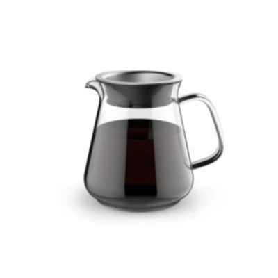 Кофейник F'011СНЯТО, 11.1, Боросиликатное стекло, металл, clear/chrom, SAMADOYO