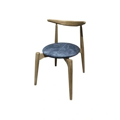 Стул bambi362A/0706, Ясень, текстиль, Dark Blue, ROOMERS FURNITURE