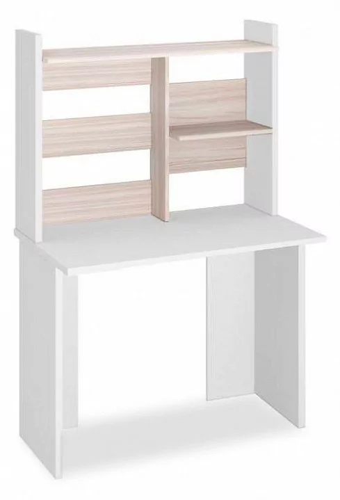 Фото Стол компьютерный Домино Lite СКЛ-Прям100(без тумбы)+НКЛ-100 БЕК MER_SKL-Pryam100_bez_tumby_NKL-100_BEK - интернет-магазин МегаТерем в Москве