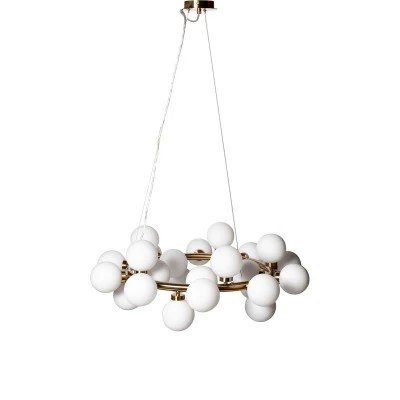 Лампа потолочная, латунь d....