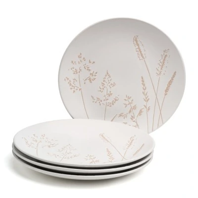 Набор тарелок обеденных bronco "grasses" 4 шт. диаметр=27 см (191-338-1) 