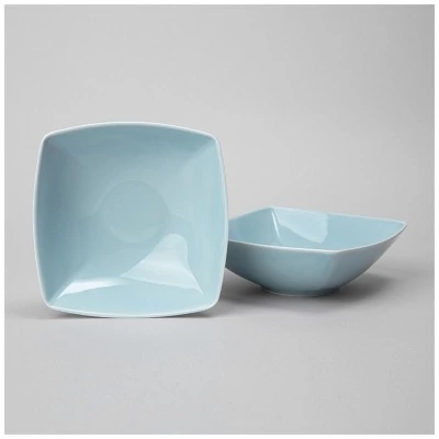 Набор салатников квадратных lefard tint 600мл (светло-голубой) 2 шт. (48-942-1) 